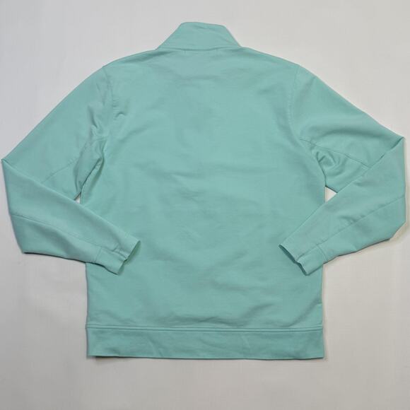 B Draddy 123rd US Open LACC Golf Pullover womens Medium Aqua 1/4 Zip Sweatshirt - Picture 10 of 10